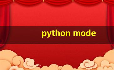 python mode